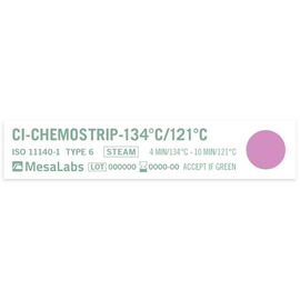 ChemoStrip 134°C/121°C Dampf-Stufenindikator (250 Stck.) (PACK=250 STÜCK) Produktbild