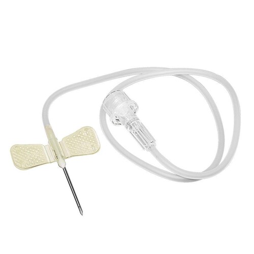 Wingflo Flügelkanülen 19 G, 1,10 x 19 mm, elfenbein (50 Stck.) (PACK=50 STÜCK) Produktbild Front View L