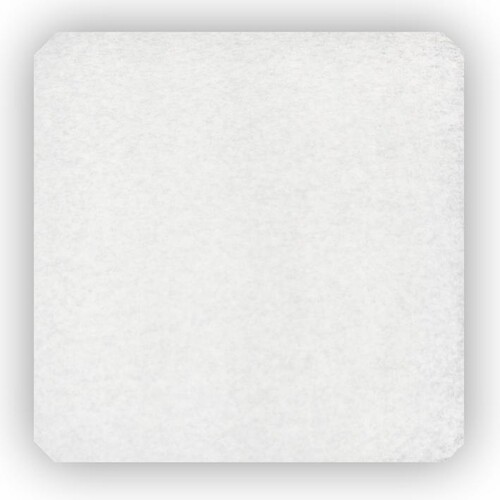Containerfilter 23 x 23 cm, ohne Indikator, Ecken abgeschrägt (500 Stck.) (PACK=500 STÜCK) Produktbild Front View L