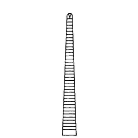 Mikro-Mosquitoklemme, 1 x 2 Zähne, gerade, 12 cm Produktbild