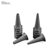 Einmal-Ohrtips 4,0 mm grau, für Erwachsene (20 x 50 Stck.) Produktbild