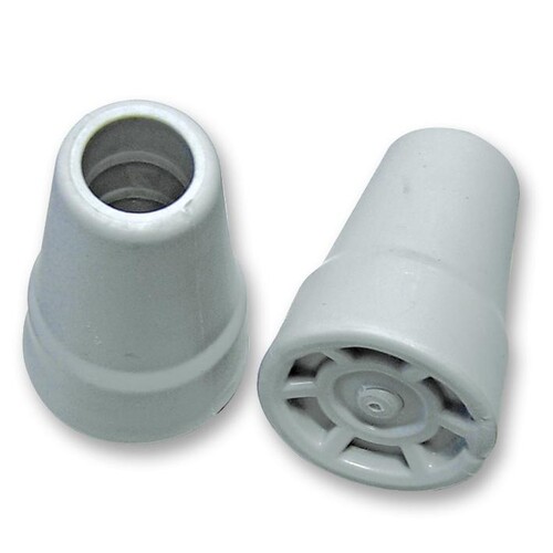 Gehhilfe-Kappe grau 19 mm Produktbild Front View L