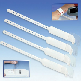 Namensbänder Erwachsene Sentry LabelBand weiß (250 Stck.) (PACK=250 STÜCK) Produktbild