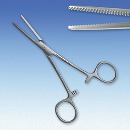 Pean Arterienklemme ratiomed gerade, gerieft, 16 cm Produktbild