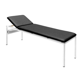 Untersuchungsliege ratiomed schwarz, lackiert inkl. Rollenhalter Polster 60 mm Produktbild