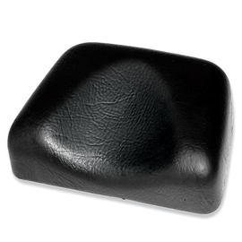 Kopflagerungspolster mit Kopfmulde, PVC schwarz, 19,5 x 14 x 5/2 cm Produktbild
