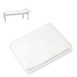 Liegenbezug Frottee weiß, 65 x 195 cm Produktbild