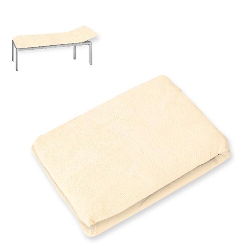 Liegenbezug Frottee natur, 65 x 195 cm Produktbild Front View L