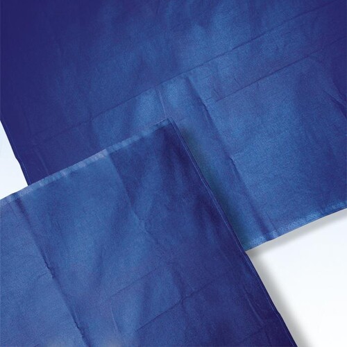 Abdecktuch 40 x 60 cm kornblau 100 % Baumwolle Produktbild Front View L