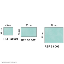 Raucodrape Abdecktücher steril, 2-lagig, 45 x 75 cm (120 Stck.) (PACK=120 STÜCK) Produktbild