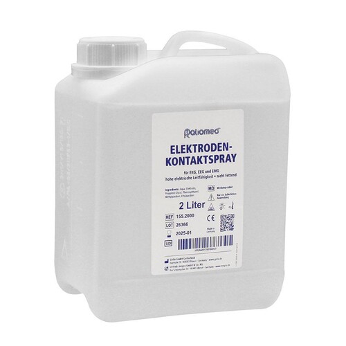 Elektroden-Kontaktspray ratiomed 2 Ltr. Produktbild Front View L