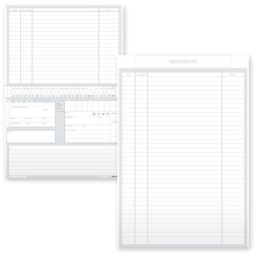 Karteikarten ALPHAsafe DIN A5 quer Typ Standard (500 Stck.) (PACK=500 STÜCK) Produktbild Front View L