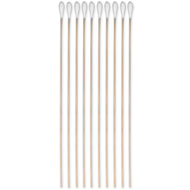 MEDI-WOOD Wattestäbchen Holz, 23 cm lang Ø 2,5 mm, Wattekopf Ø 4 mm (100 Stck.) (BTL=100 STÜCK) Produktbild