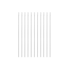 Wattestäbchen Aluminium, steril, 15 cm, Ø 1 mm, Wattekopf Ø 2 mm (100 Stck.) (BTL=100 STÜCK) Produktbild