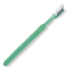 Einmal-Zahnbürsten mit Paste, grün (100 Stck.) (PACK=100 STÜCK) Produktbild
