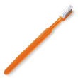 Einmal-Zahnbürsten mit Paste, orange (100 Stck.) (PACK=100 STÜCK) Produktbild