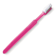 Einmal-Zahnbürsten mit Paste, pink (100 Stck.) (PACK=100 STÜCK) Produktbild