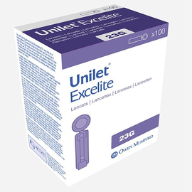 Unilet Excelite 23 G Einmal-Blutlanzetten (100 Stck.) (PACK=100 STÜCK) Produktbild