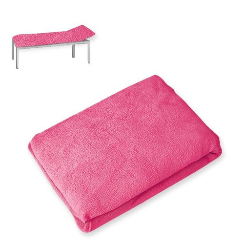 Liegenbezug Frottee pink, 80 x 200 cm Produktbild Front View L