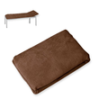 Liegenbezug Frottee nougat, 80 x 200 cm Produktbild