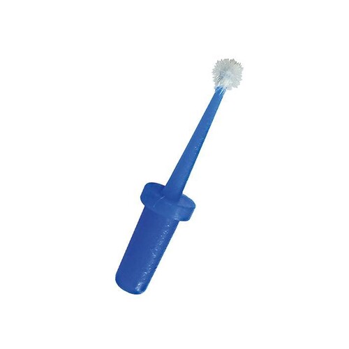 Einmal-Micro-Applikationstips, beflockt, blau (100 Stck.) (BTL=100 STÜCK) Produktbild Front View L