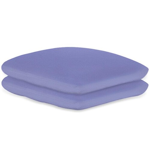 Kissenbezüge Frottee viola, 40 x 40 cm, mit Reißverschluss (2 Stck.) (PACK=2 STÜCK) Produktbild Front View L