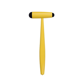 Reflexhammer nach Buck, klein, 18 cm, Aluminium, gelb Produktbild