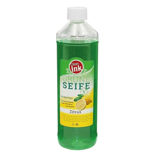 Clean Ink Grüne Seife 1 Ltr. Zitrus Produktbild Front View L