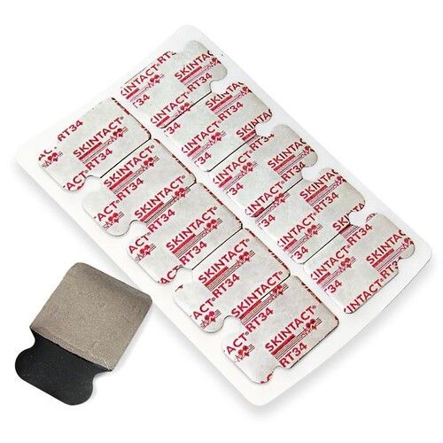 TAB Elektroden für RT-Anschluss 22 x 34 mm (100 Stck.) (BTL=100 STÜCK) Produktbild Front View L