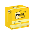 Haftnotizen Post-it Z-Notes 12 Blöcke 76x127mm Z-Faltung gelb 3M R350 CY Papier (PACK=12x 100 BLATT) Produktbild