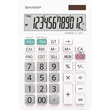 Tischrechner 12-stelliges LCD-Display Solar-/Batteriebetrieb Sharp EL-334W 112x170x14mm Produktbild