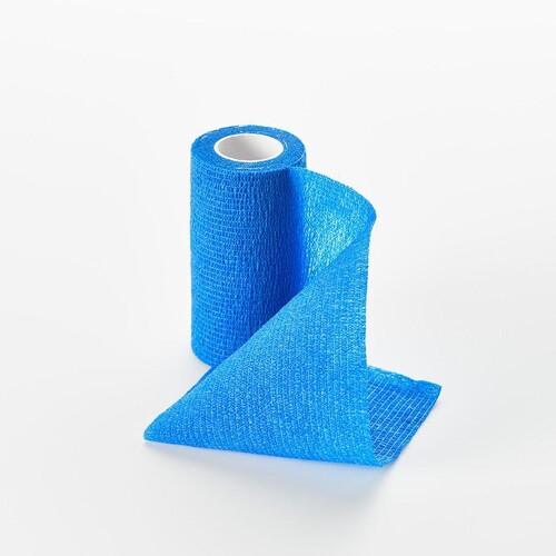 miro-fixorip Fixierbinden blau, 4,5 m x 5 cm (10 Stck.) (PACK=10 STÜCK) Produktbild Front View L