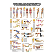 anat. Lehrtafel: Wirbelsäulengymnastik 70 x 100 cm, laminiert Produktbild