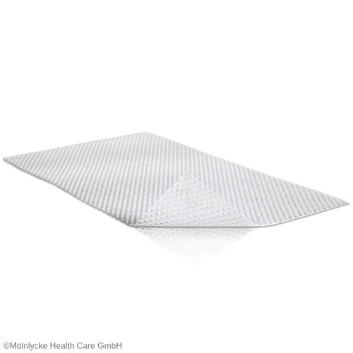 Mepitel Silikonwundauflagen steril, 8 x 10 cm (5 Stck.) (PACK=5 STÜCK) Produktbild Front View L