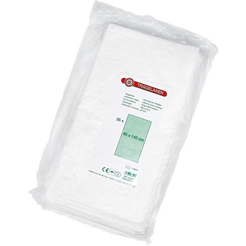 NOBA-Tragelaken 80 x 140 cm (25 Stck.) Produktbild Front View L