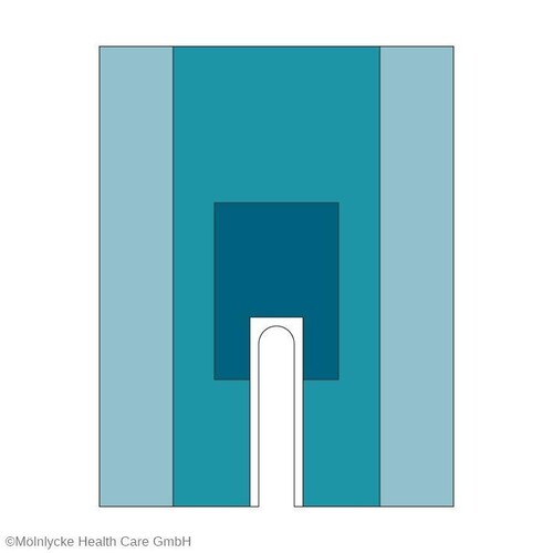 Schlitztücher selbstklebend 200 x 260 cm (14 Stck.) (PACK=14 STÜCK) Produktbild Front View L