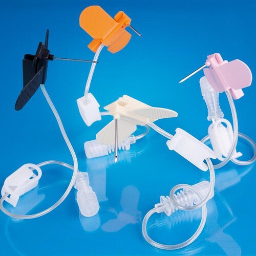 SFN-Portkanülen mit Safety-System, 20 G, 0,9 x 30 mm (25 Stck.) (PACK=25 STÜCK) Produktbild Front View L