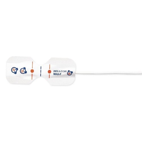 MAX-P-I Sensor für Kinder 10 - 50 kg (24 Stck.) Applikationsstelle: Zeigefinger (PACK=24 STÜCK) Produktbild Front View L