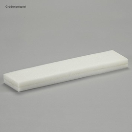 Alu-Schiene 30 x 5 cm, 3 cm hoch, beidseitig gepolstert Produktbild