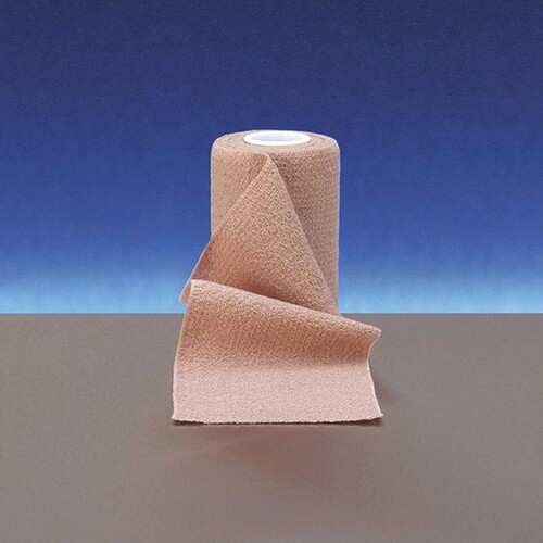 ELASTUS Bi stretch K2 Kurzzugbinden 10 cm x 2,5 m hautfarben (10 Stck.) (PACK=10 STÜCK) Produktbild Front View L