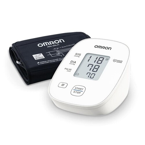 OMRON M300 mit Universalmanschette, Oberarm-Vollautomat-Blutdruckmessgerät Produktbild Front View L