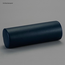 Nacken- und Knierolle 50 x 15 cm mit Kunstlederbezug dunkelblau Produktbild