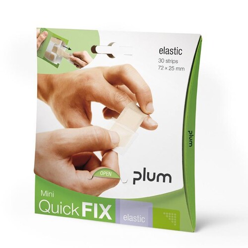 QuickFix Mini Pflasterpackung inkl. 30 Pflasterstrips elastic Produktbild Front View L