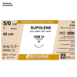 SUPOLENE DSM 18 2/0=3, grün, geflochten, Nahtmaterial Fadenlänge 45 cm (36 Stck.) (PACK=36 STÜCK) Produktbild