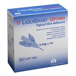 Liquiband OPTIMA Hautkleber steril (10 Ampullen á 0,35 g) Produktbild