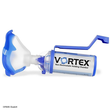 VORTEX Inhalierhilfe mit Erwachsenenmaske und Maskenanschluss Produktbild