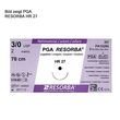 PGA-RESORBA HR 40 2=5 violett, Nahtmaterial Fadenlänge 90 cm (24 Stck.) (PACK=24 STÜCK) Produktbild