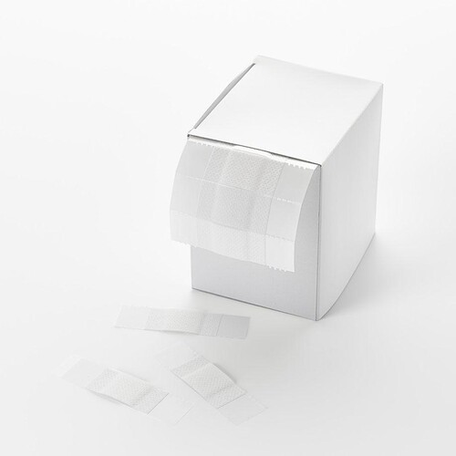 miro-stripe sensitive Injektionspflaster weiß, 2 x 4 cm (250 Stck.) (PACK=250 STÜCK) Produktbild Front View L