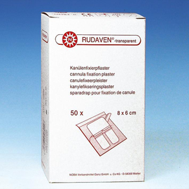 RUDAVEN-transparent Fixierpflaster steril, 6 x 8 cm (50 Stck) (PACK=50 STÜCK) Produktbild