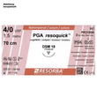 PGA-RESOQUICK DSM 18 4/0=1,5, ungefärbt, Nahtmaterial Fadenlänge 70 cm (24 Stck.) (PACK=24 STÜCK) Produktbild